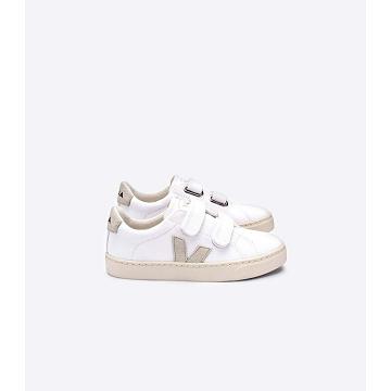 Veja ESPLAR CANVAS Sneakers Kinderen White/Beige | BE 818QMA